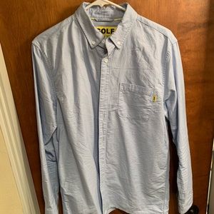 Golf Wang Long Sleeve Oxford Button Up Light Blue